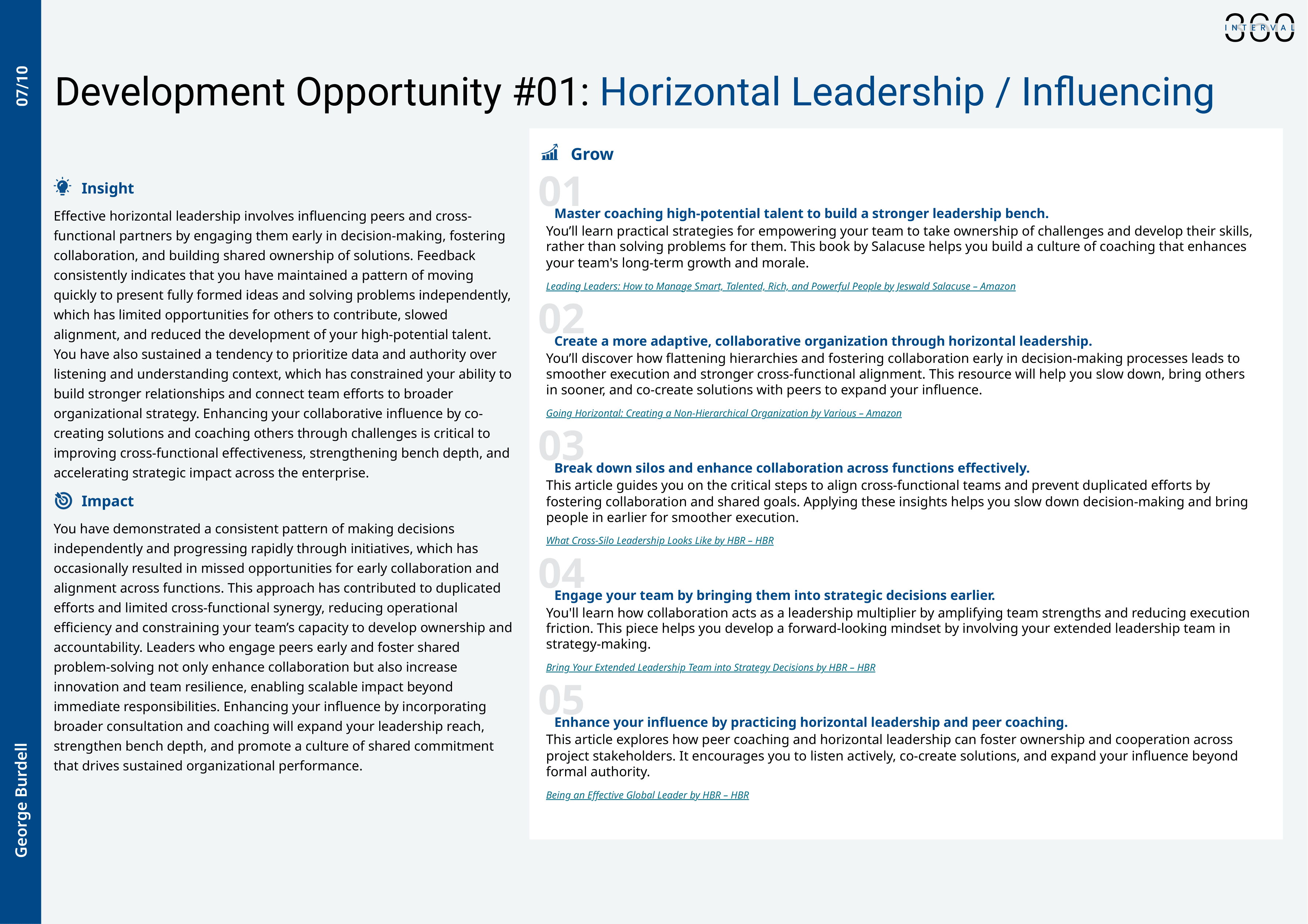 Development report deep-dive: Insight, Impact, and learning resources for a development opportunity